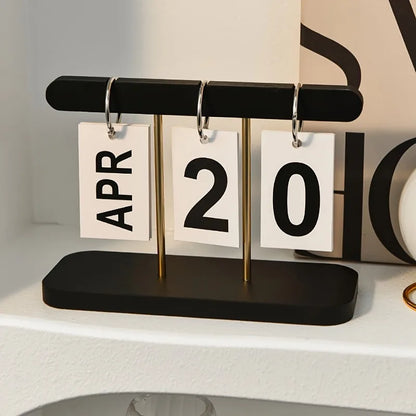 NordicPage Minimalist Desk Calendar