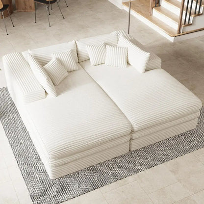 Aurora Double Chaise Cloud Sofa
