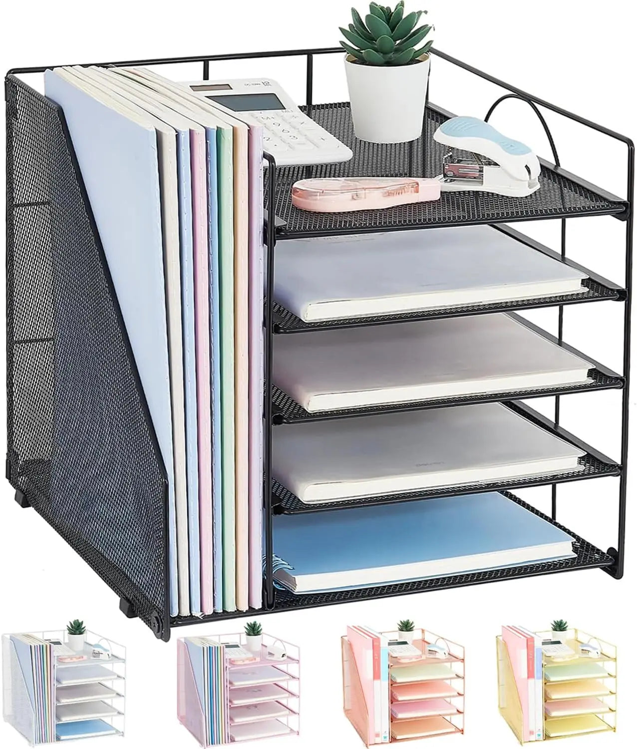 5-Tier Desktop Paper Tray Organizer