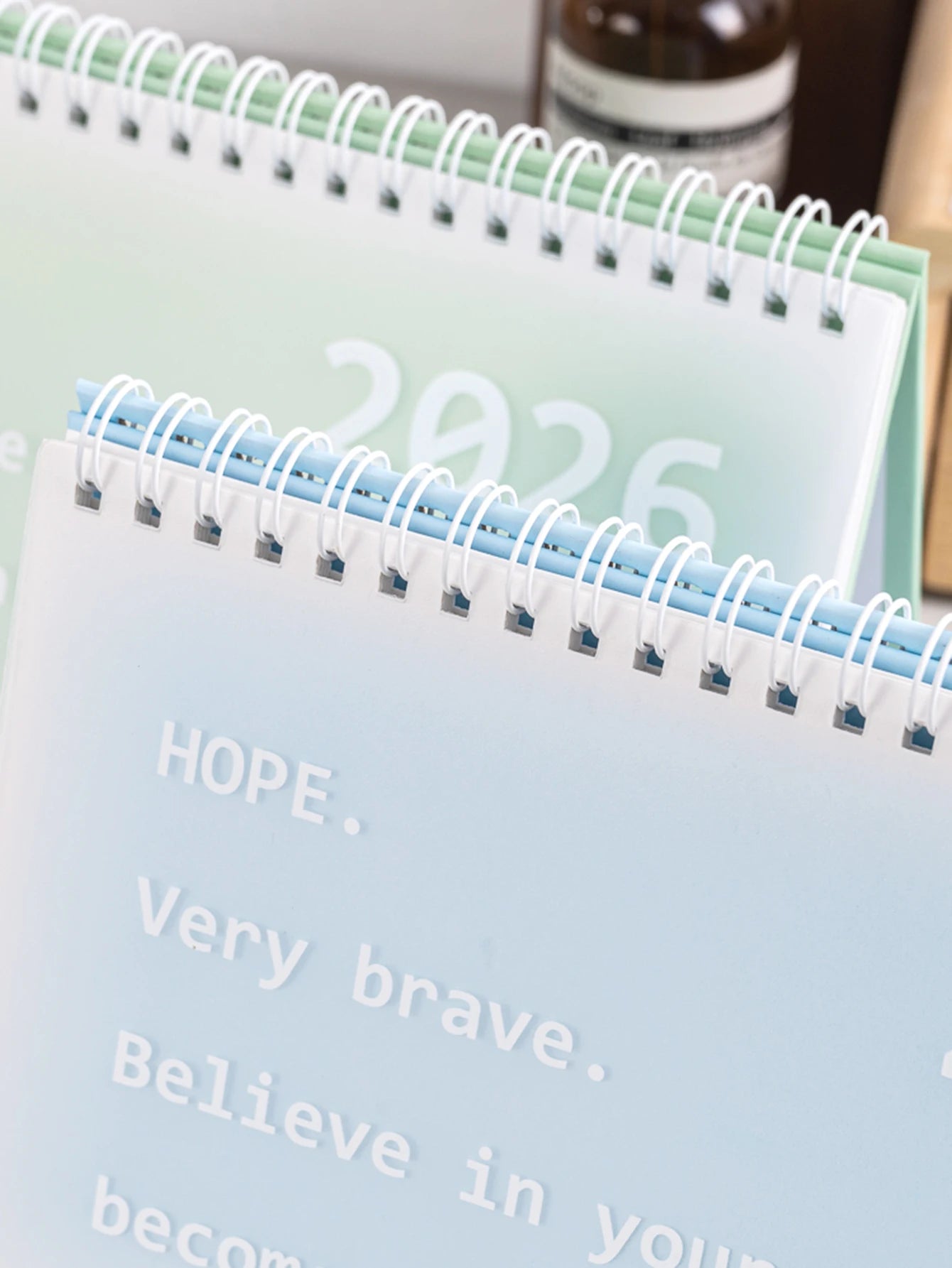 SpiralDesk 2026 Foldable Table Calendar