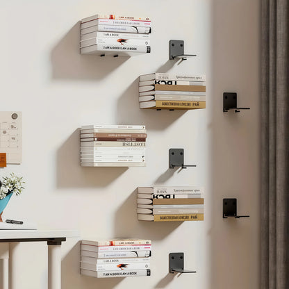 Modern Freestanding Bookcase with Open Display Shelves