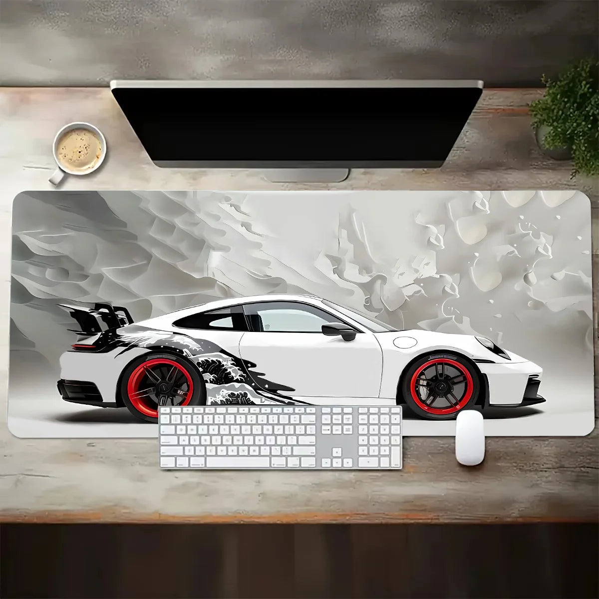 Sports Car Design XXL Gaming Mouse Pad