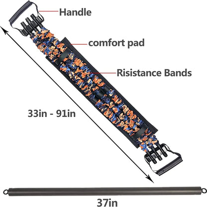 Adjustable Resistance Band Set – Home Gym