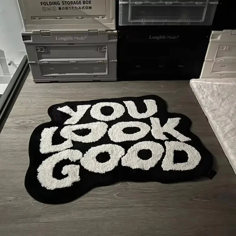 LetterMat Faux Cashmere Floor Mat