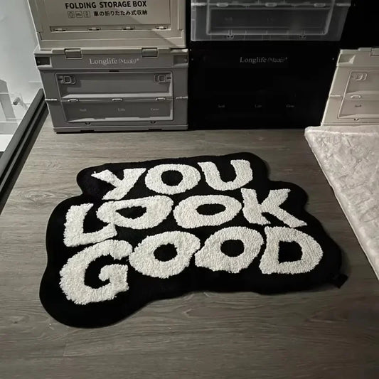 LetterMat Faux Cashmere Floor Mat