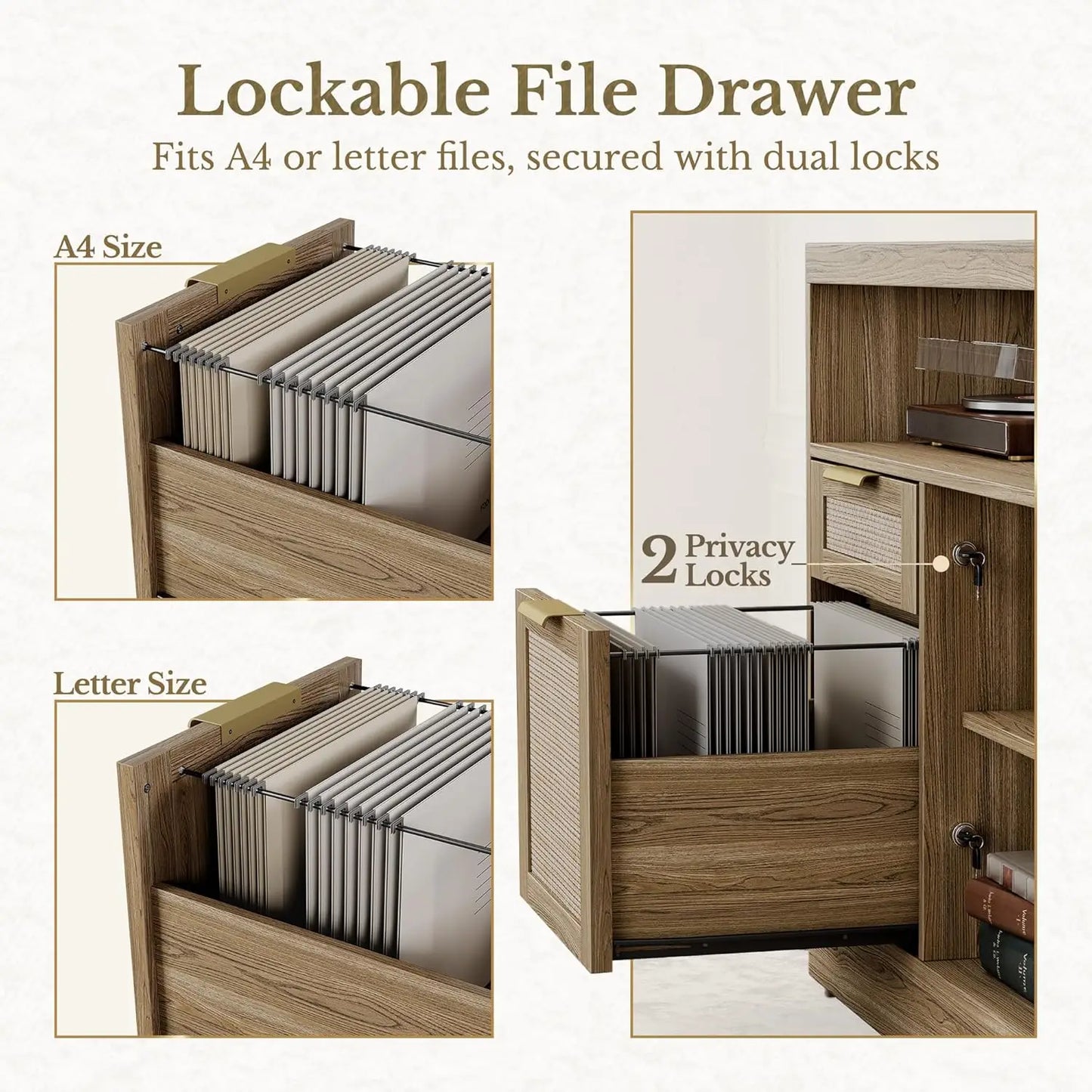 Sterling 48" Standing Desk & Bookshelf Set