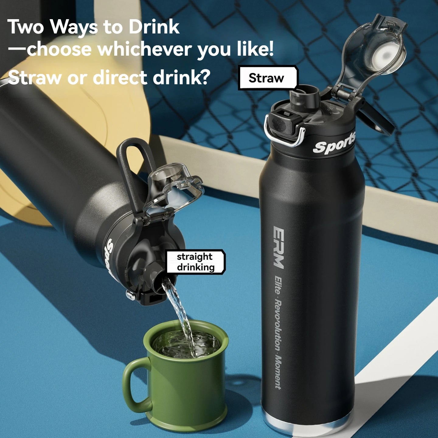 Double-Wall Insulated Sport Tumbler