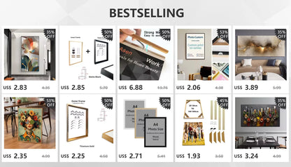 Metal and Wood Canvas Frame Kit