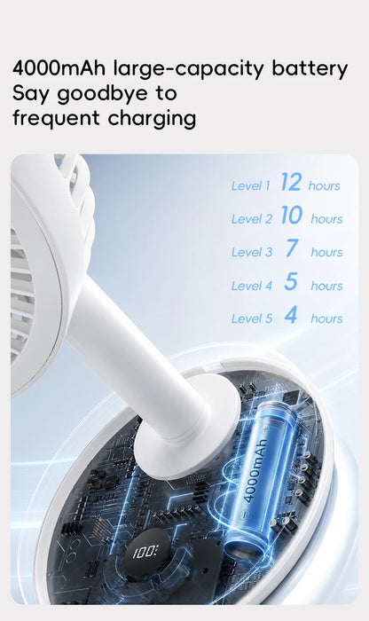 Smart Oscillating Desk Fan