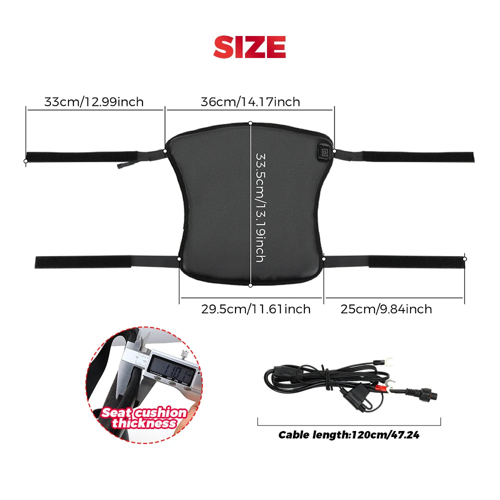 Heated Motorcycle Seat Cushion