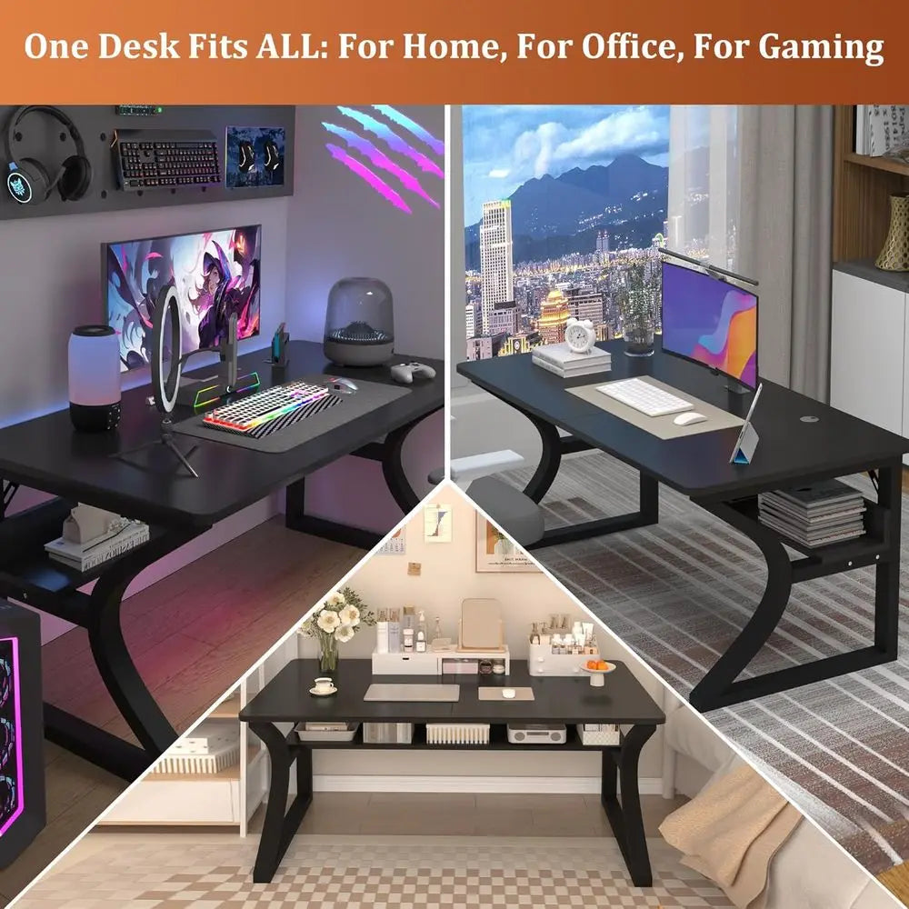Deep-Top Computer Desk