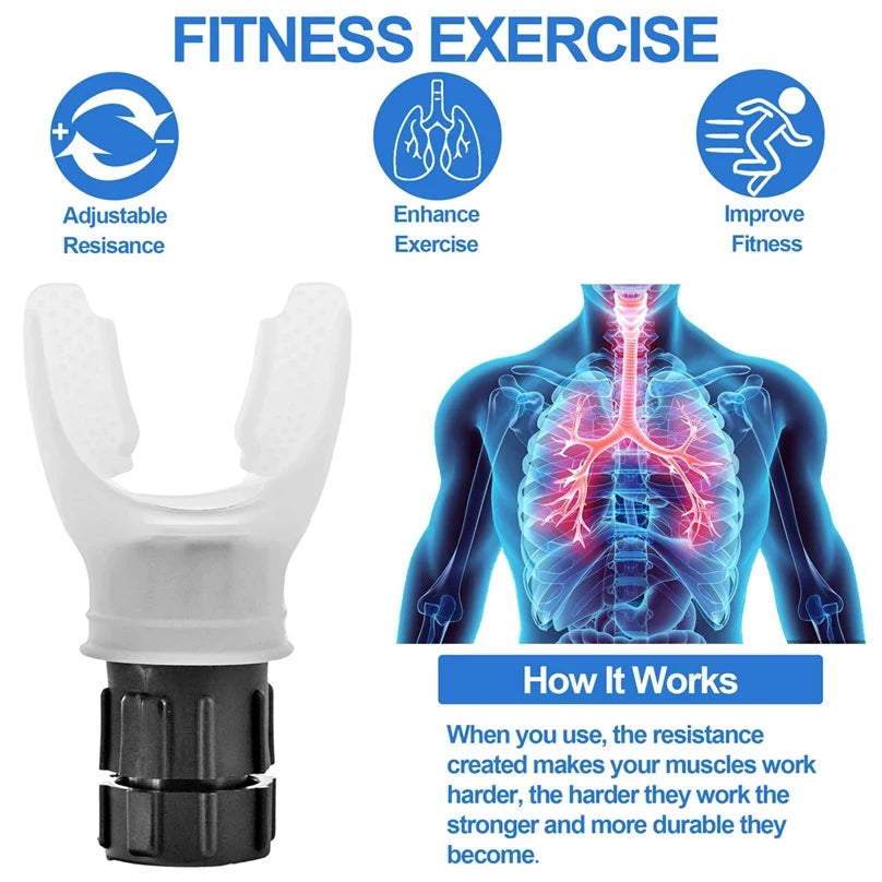 Adjustable Lung Capacity Breathing Trainer