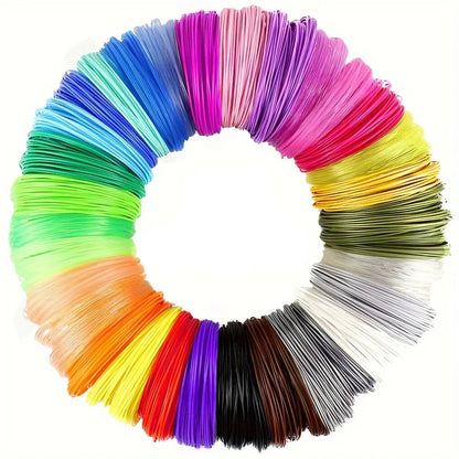 32-Color 3D Pen Filament, 320ft PLA Refills