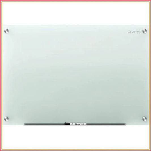 Premium Frosted Glass Dry Erase Board – 4' x 3' Modern Planning Board