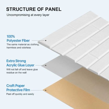 Felt Acoustic Brick Wall Panels