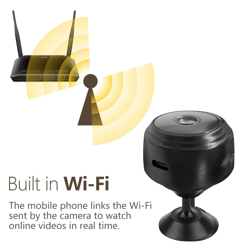A9 Mini WiFi Camera for Baby & Pet Monitoring