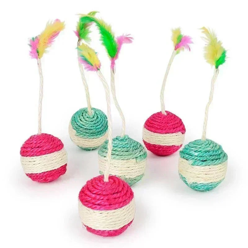 Sisal Scratch Ball Cat Toy