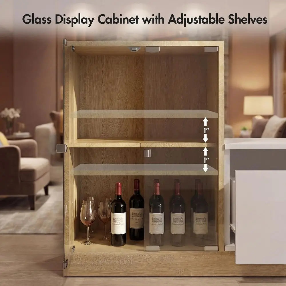 Expandable Glass TV Stand