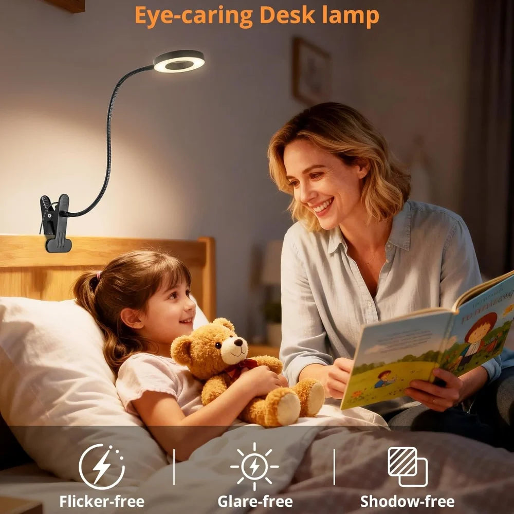 Ring Clamp LED Desk Lamp