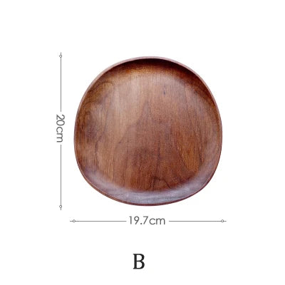 5-Pc Acacia Wood Oval Serving Trays