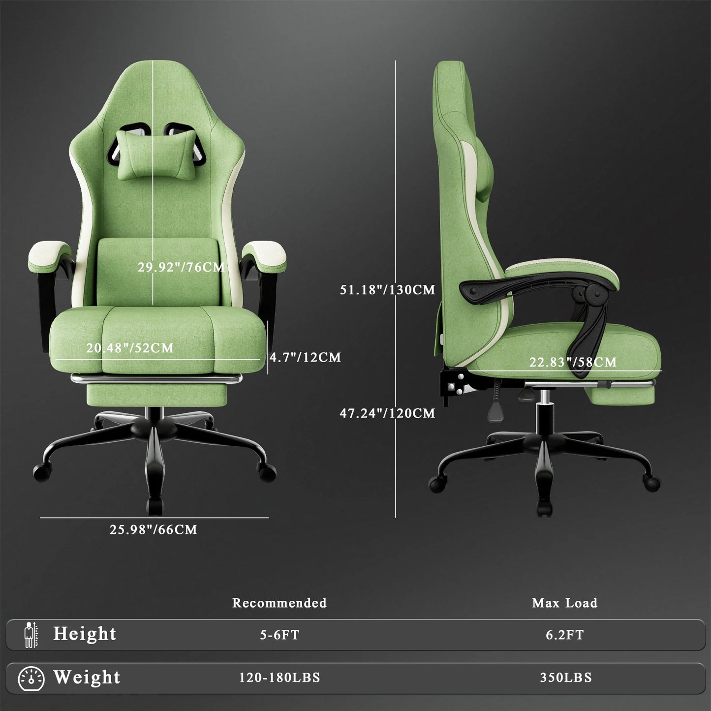 Adjustable Ergonomic Gaming Chair