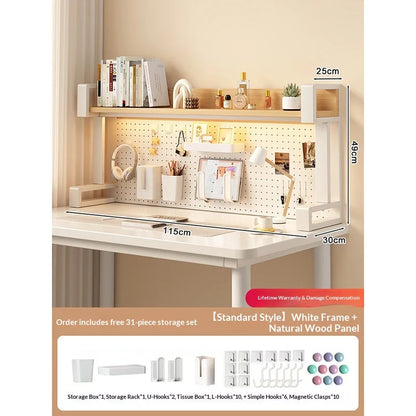 Pegboard Desktop Shelf Organizer