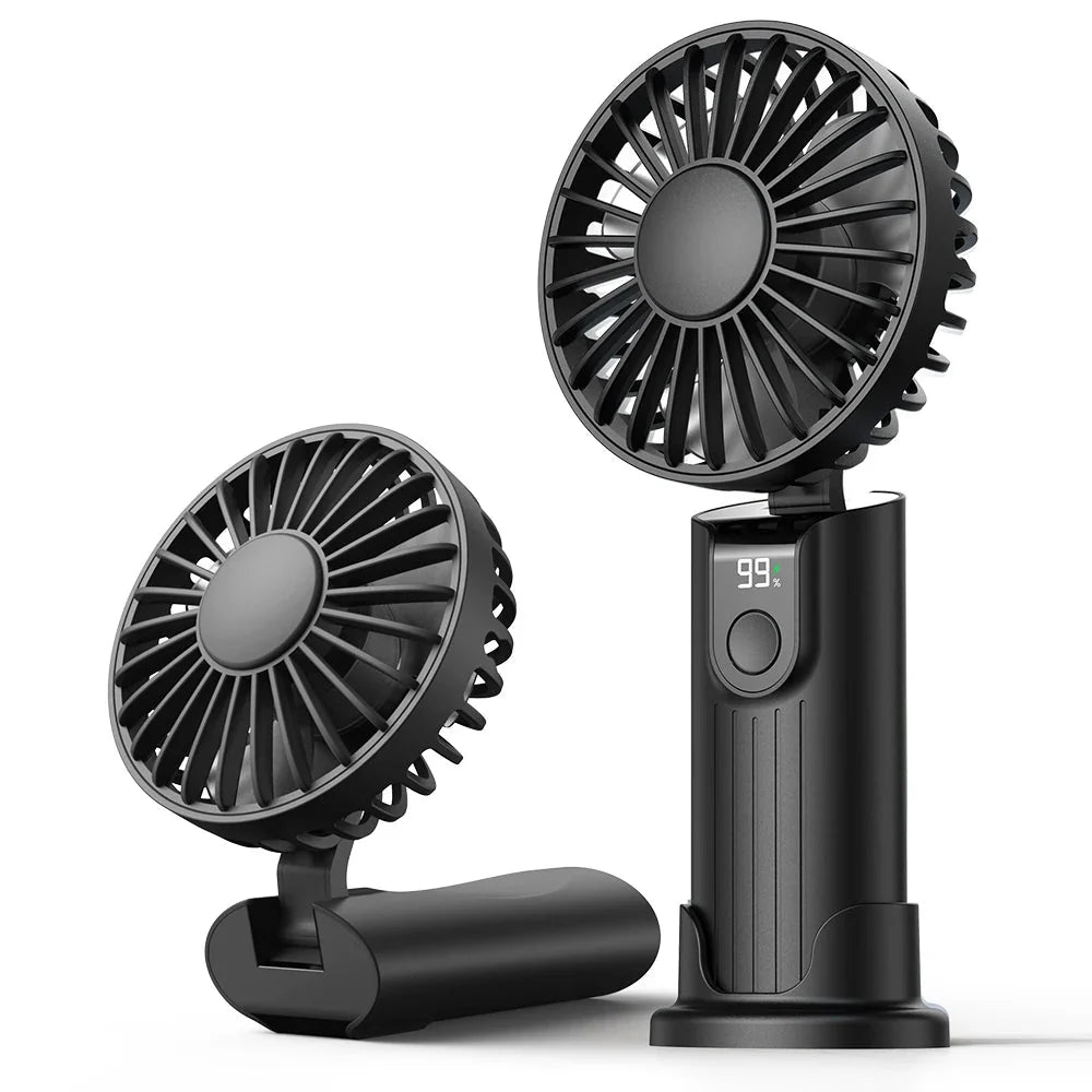 Rechargeable Mini Handheld Fan, 3 Speeds