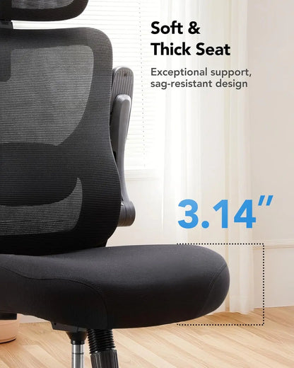 High-Back Rolling Office Chair
