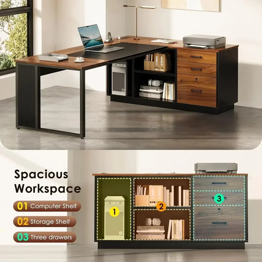 Kensington Executive L-Desk