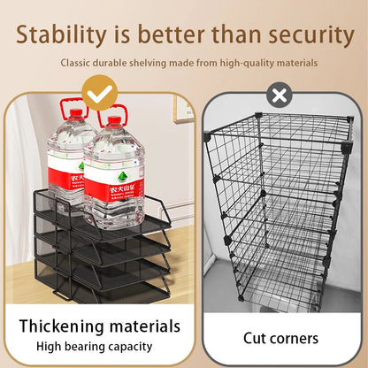 Metal Multi-Tier File Rack