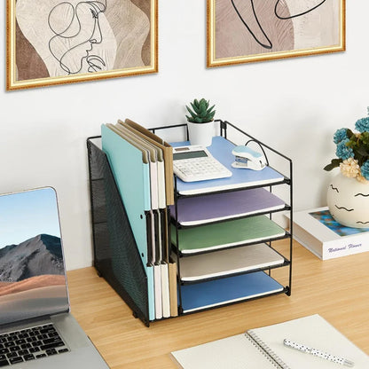 5-Tier Desktop Paper Tray Organizer