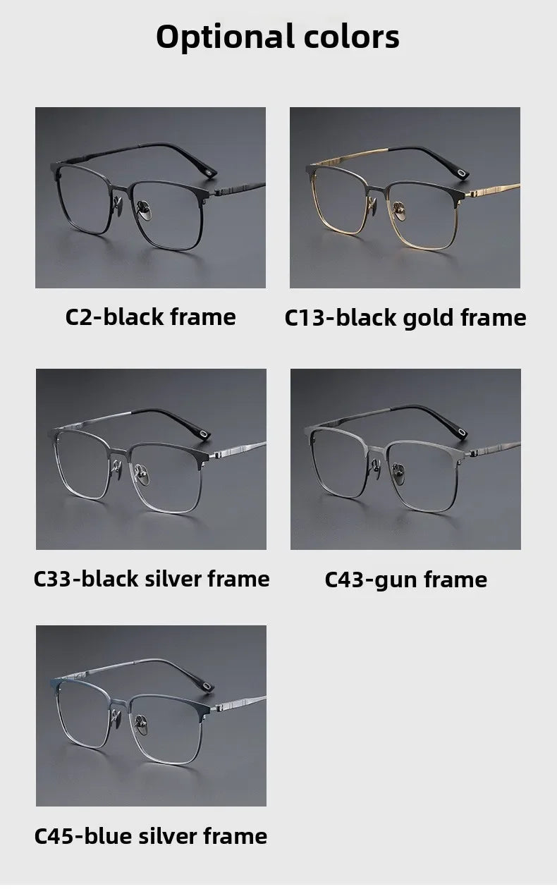 BLMUSA Titanium Reading Glasses
