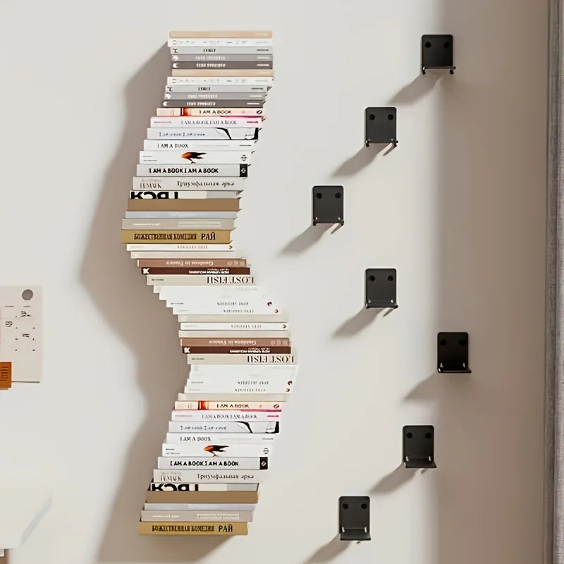 Modern Freestanding Bookcase with Open Display Shelves