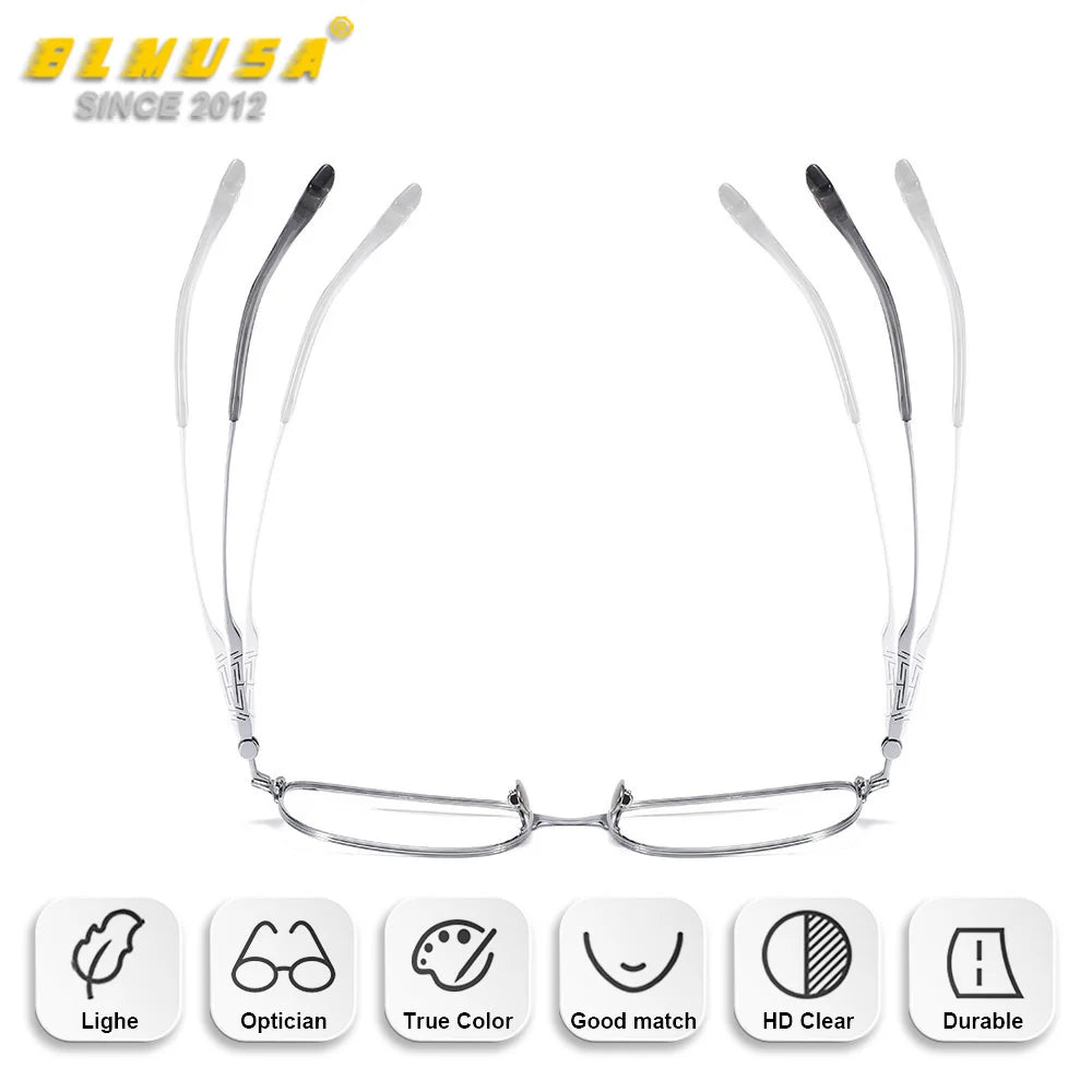 BLMUSA Titanium Reading Glasses