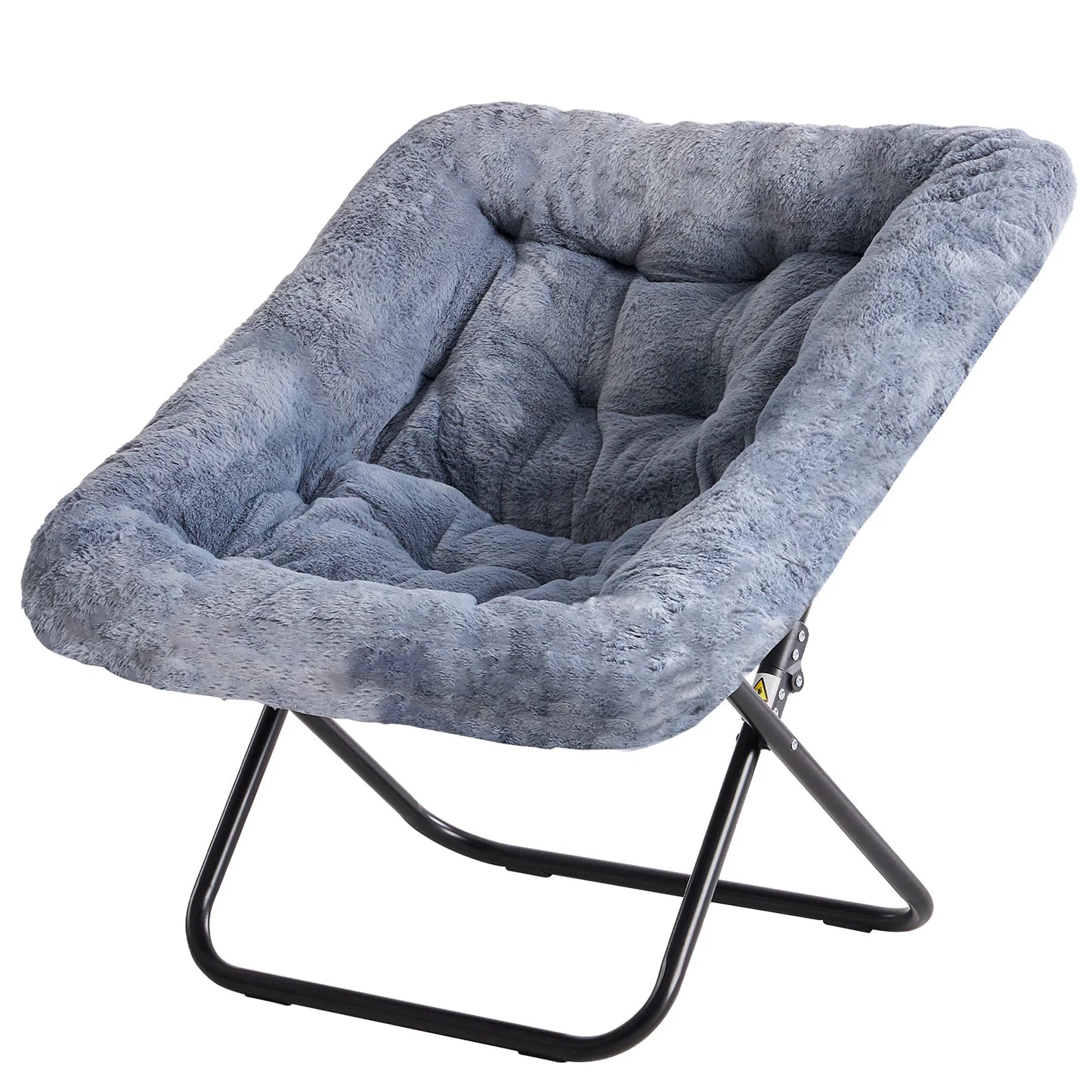 Faye Faux Fur Saucer Chair