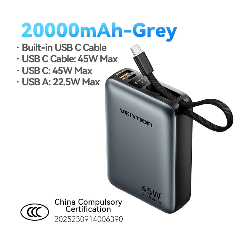 45W Fast Charging Power Bank
