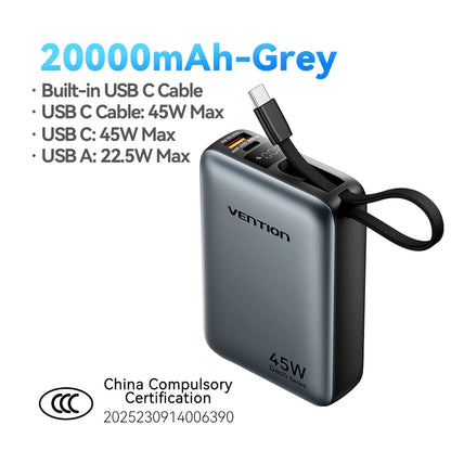 45W Fast Charging Power Bank