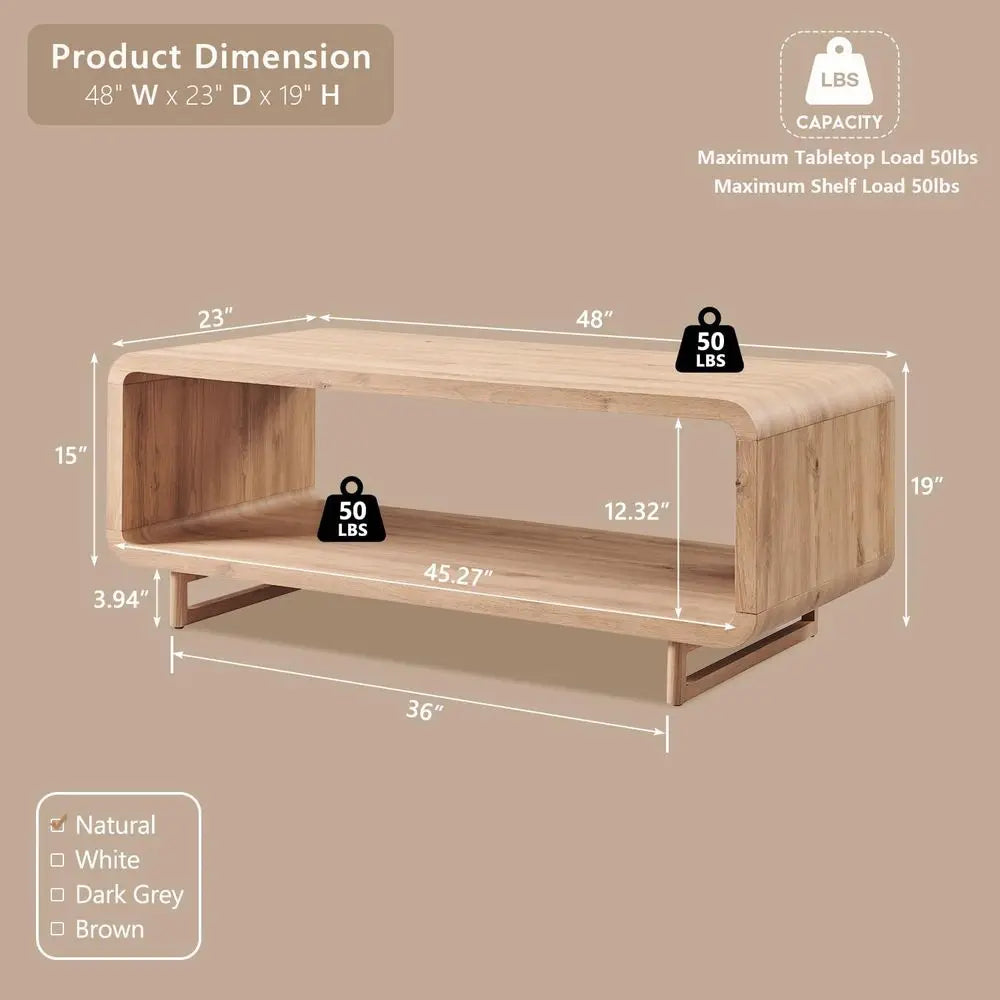 Ridgeline Two-Tier Coffee Table