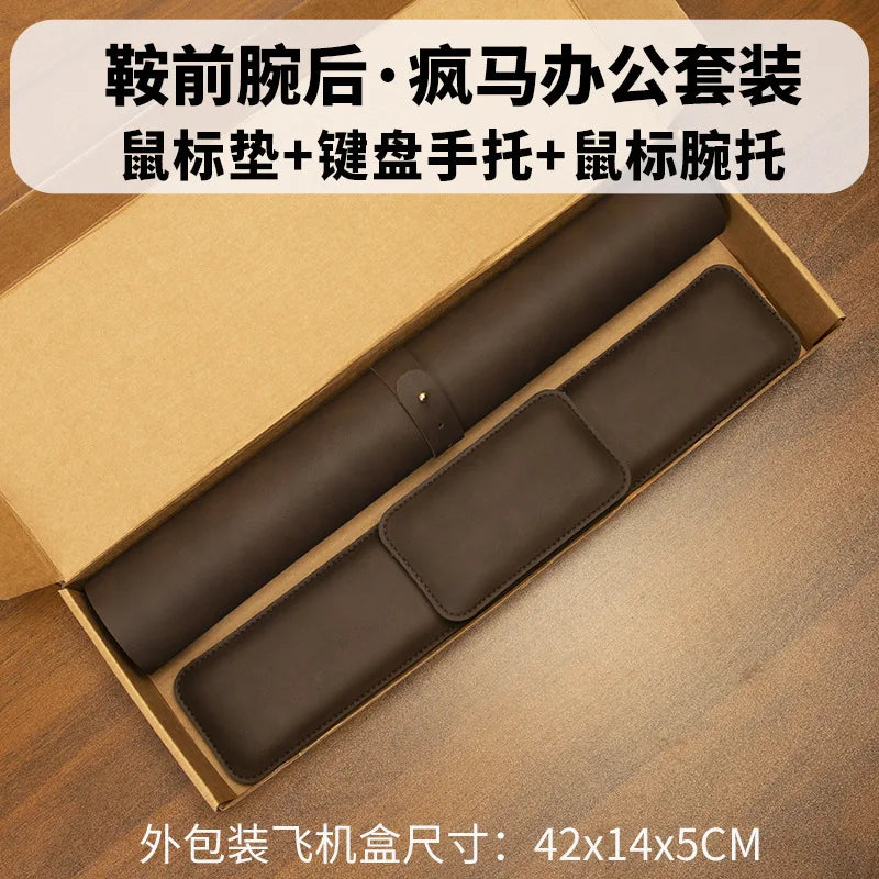 LuxPad Waterproof PU Desk Mat Set