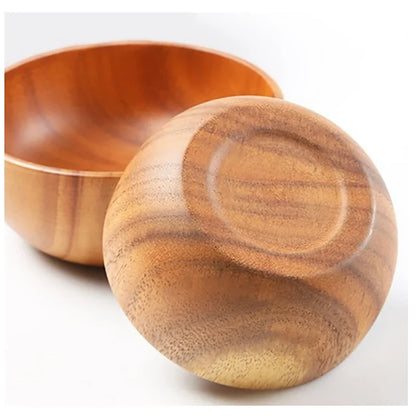 Acacia Wood Bowl, Japanese-Style Serving