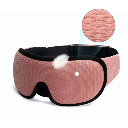 3D Sleep Mask - Total Blackout, No Pressure