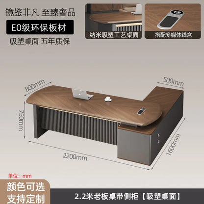 Dominion Executive L-Shaped Desk