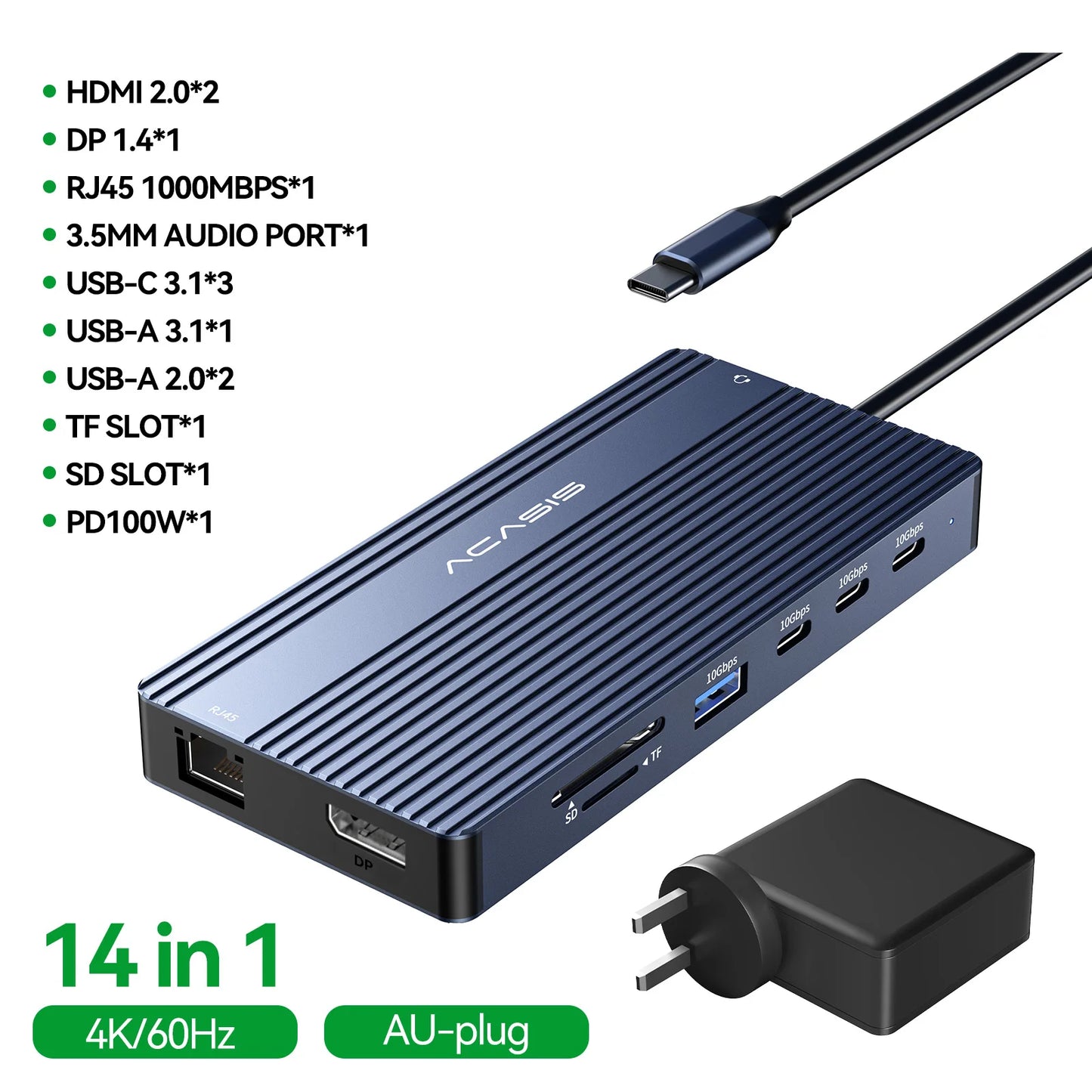 Acasis 14-in-1 Docking Station