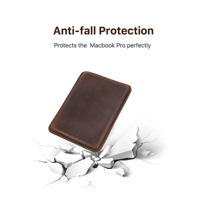 Luxury Genuine Leather Laptop Sleeve