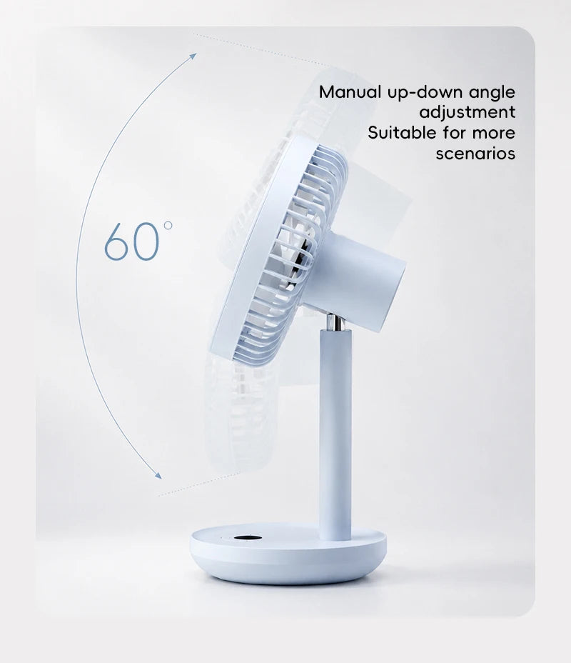 Smart Oscillating Desk Fan