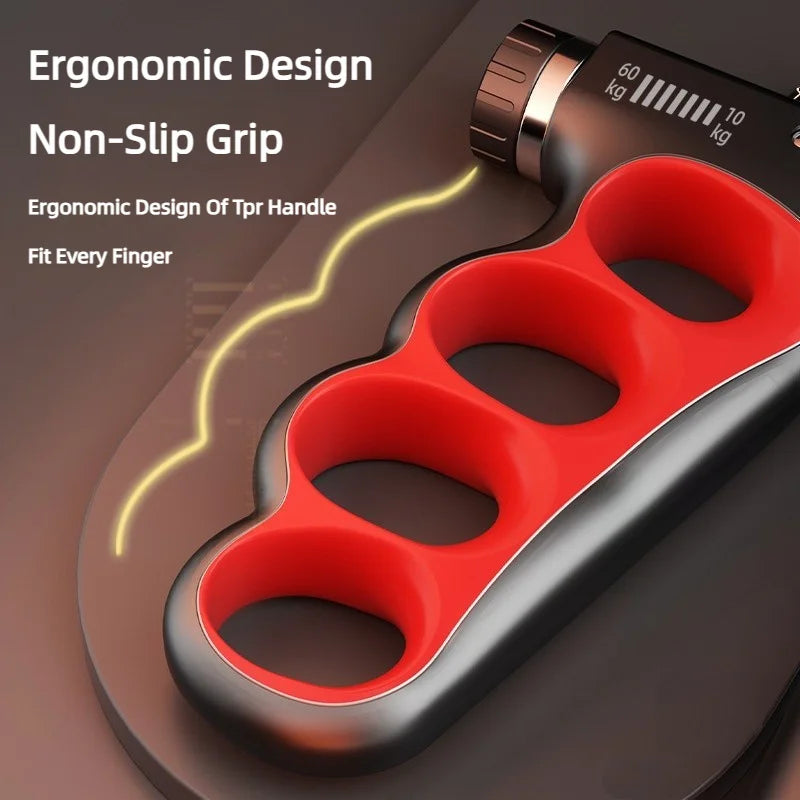 Adjustable Grip Strengthener with Rep Counter