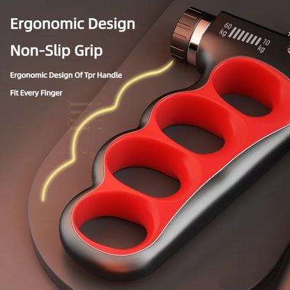 Adjustable Grip Strengthener with Rep Counter