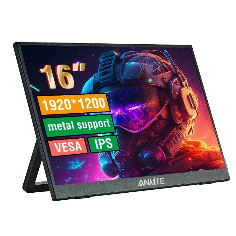 16" Portable Touch Monitor, HDR10 Low Blue Light