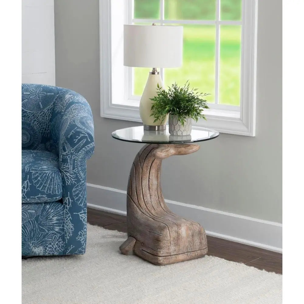 Driftwood Sculptural Accent Table
