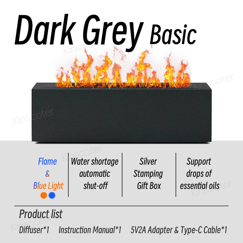 Flame LED Aroma Diffuser Humidifier
